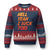 Hell Yeah I Suck Toes Ugly Christmas Sweater Funny Foot Fetish Sucking Toes Dirty Joke TS10 Navy Red Print Your Wear