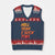 Hell Yeah I Suck Toes V-Neck Knit Sweater Vest Funny Foot Fetish Sucking Toes Dirty Joke TS10 Navy Red Print Your Wear