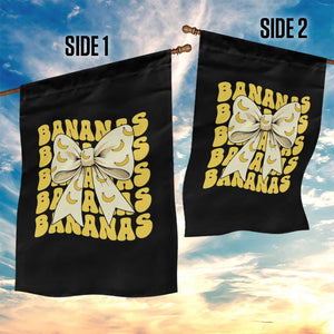 Bananas Coquette Bow Garden Flag Retro Banana Lovers Women Girls Kids TS10 Print Your Wear