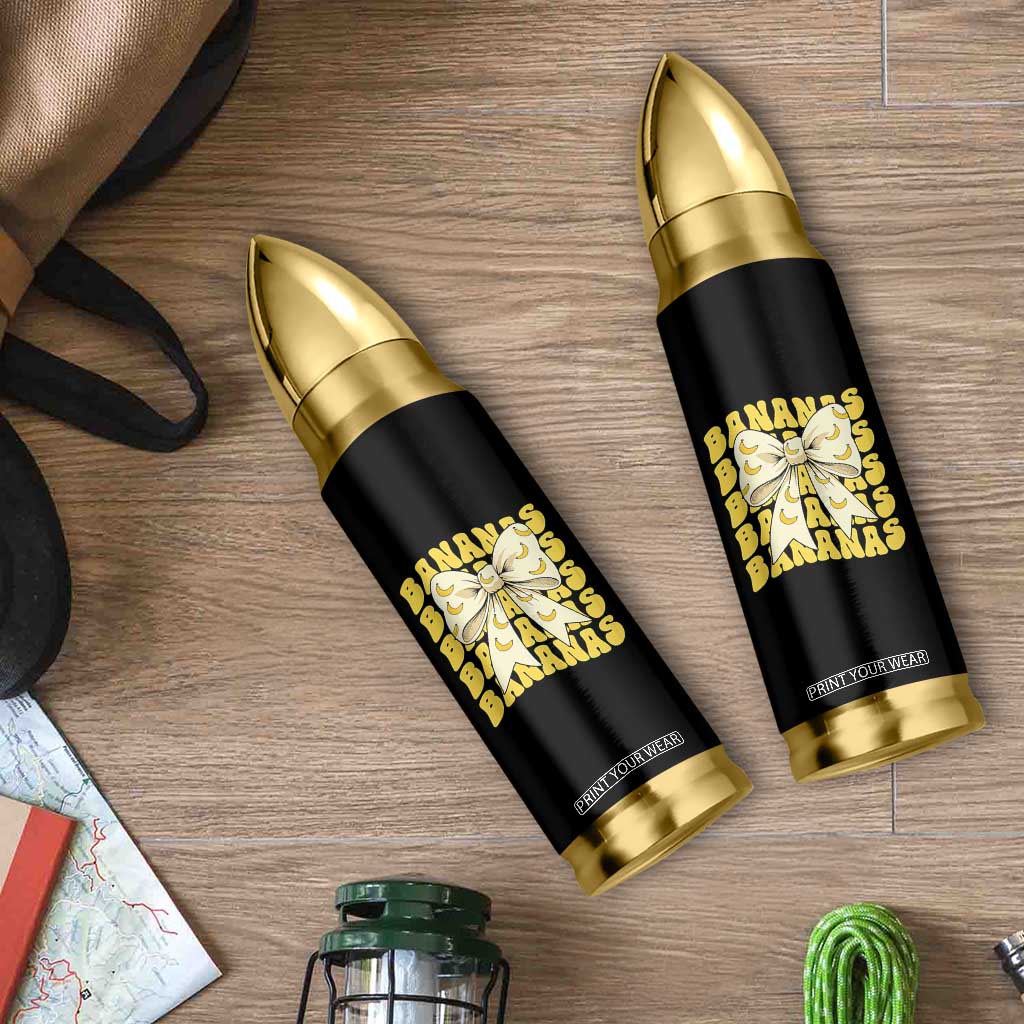 Bananas Coquette Bow Bullet Tumbler Retro Banana Lovers Women Girls Kids TS10 Print Your Wear