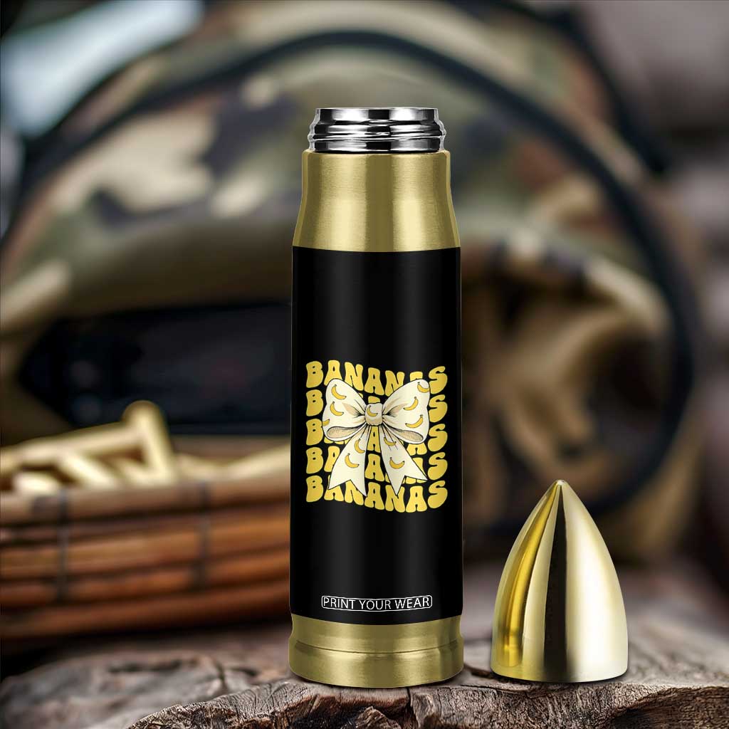 Bananas Coquette Bow Bullet Tumbler Retro Banana Lovers Women Girls Kids TS10 Print Your Wear
