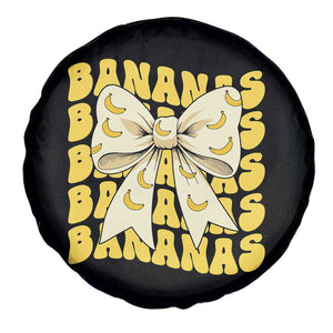 Bananas Coquette Bow Spare Tire Cover Retro Banana Lovers Women Girls Kids TS10 Print Your Wear