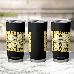 Bananas Coquette Bow Tumbler Cup Retro Banana Lovers Women Girls Kids TS10 Print Your Wear