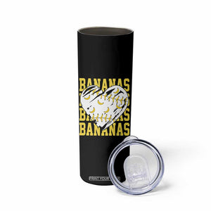 Retro Bananas Skinny Tumbler Vintage Baseball Heart Graphic Game Day Gifts TS10 Print Your Wear