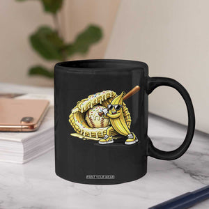 Baseball Banana Coffee Mug Funny Baseball Glove Drip Kids Youth Boys Girls TS10 Print Your Wear
