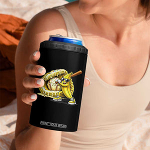 Baseball Banana 4 in 1 Can Cooler Tumbler Funny Baseball Glove Drip Kids Youth Boys Girls TS10 Print Your Wear