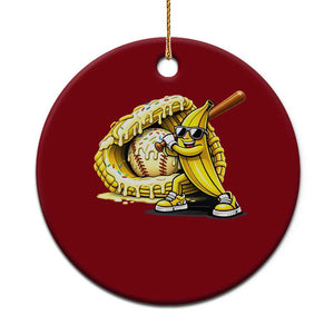 Baseball Banana Ceramic Ornament Funny Baseball Glove Drip Kids Youth Boys Girls TS10 1pc Red Print Your Wear