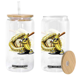 Baseball Banana Glass Can Funny Baseball Glove Drip Kids Youth Boys Girls TS10 Print Your Wear