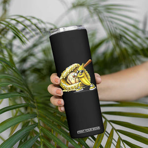 Baseball Banana Skinny Tumbler Funny Baseball Glove Drip Kids Youth Boys Girls TS10 Print Your Wear