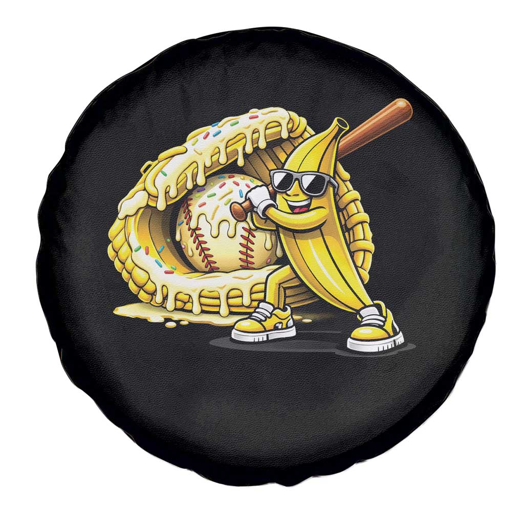Baseball Banana Spare Tire Cover Funny Baseball Glove Drip Kids Youth Boys Girls TS10 Print Your Wear