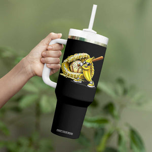 Baseball Banana Tumbler With Handle Funny Baseball Glove Drip Kids Youth Boys Girls TS10 Print Your Wear