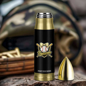 Bananas Coquette Bow Bullet Tumbler Baseball Bats Banana Lovers Women Girls Kids TS10 Print Your Wear