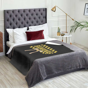 Bananas Coquette Bow Checkered Throw Blanket Women Girls Kids TS10 Print Your Wear