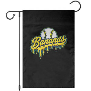 Funny Banana Baseball Garden Flag Sports Team Baseball Drip Ice Cream Style TS10 Black Print Your Wear