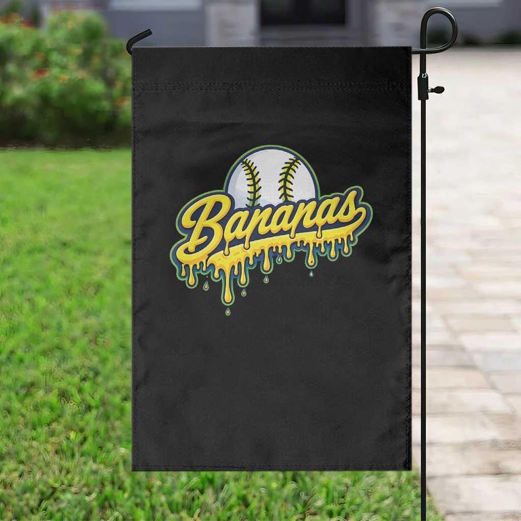 Funny Banana Baseball Garden Flag Sports Team Baseball Drip Ice Cream Style TS10 Print Your Wear