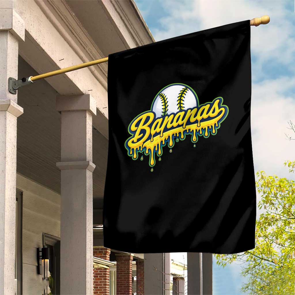 Funny Banana Baseball Garden Flag Sports Team Baseball Drip Ice Cream Style TS10 Print Your Wear