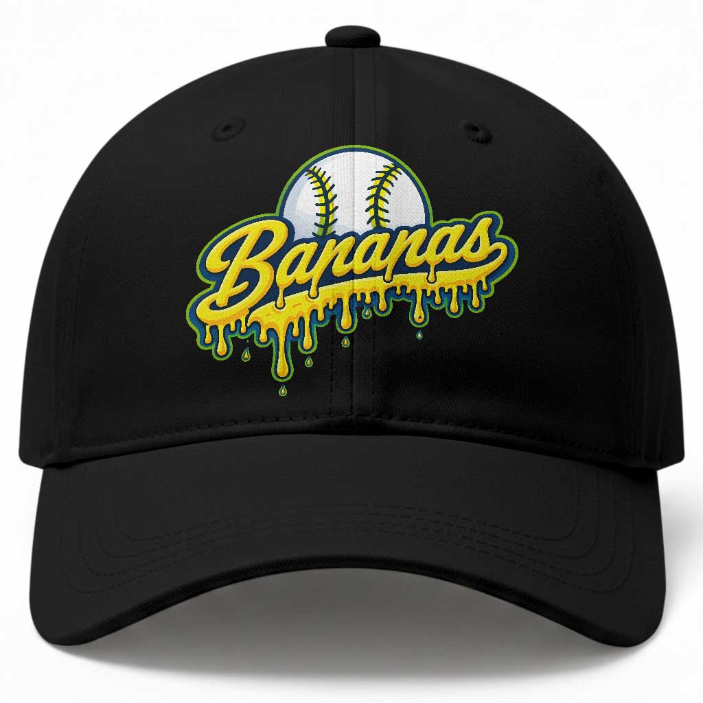 Funny Banana Baseball Baseball Cap Sports Team Baseball Drip Ice Cream Style