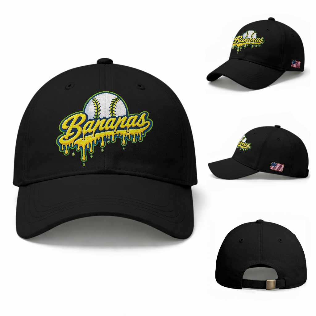 Funny Banana Baseball Baseball Cap Sports Team Baseball Drip Ice Cream Style