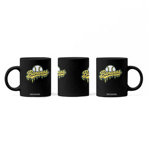 Funny Banana Baseball Coffee Mug Sports Team Baseball Drip Ice Cream Style TS10 Print Your Wear