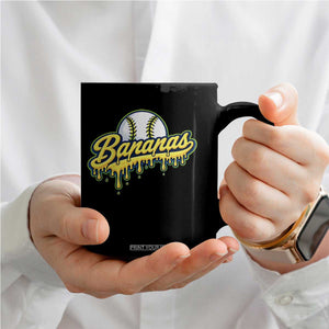 Funny Banana Baseball Coffee Mug Sports Team Baseball Drip Ice Cream Style TS10 Print Your Wear