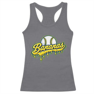 Funny Banana Baseball Racerback Tank Top Sports Team Baseball Drip Ice Cream Style TS10 Charcoal Print Your Wear