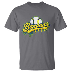 Funny Banana Baseball T Shirt Sports Team Baseball Drip Ice Cream Style TS10 Charcoal Print Your Wear
