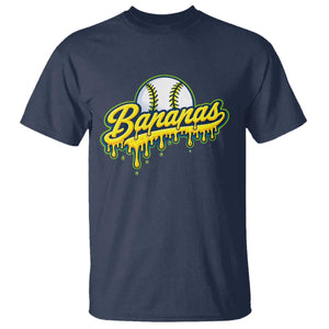 Funny Banana Baseball T Shirt Sports Team Baseball Drip Ice Cream Style TS10 Navy Print Your Wear