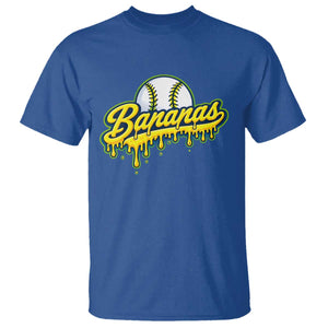 Funny Banana Baseball T Shirt Sports Team Baseball Drip Ice Cream Style TS10 Royal Blue Print Your Wear