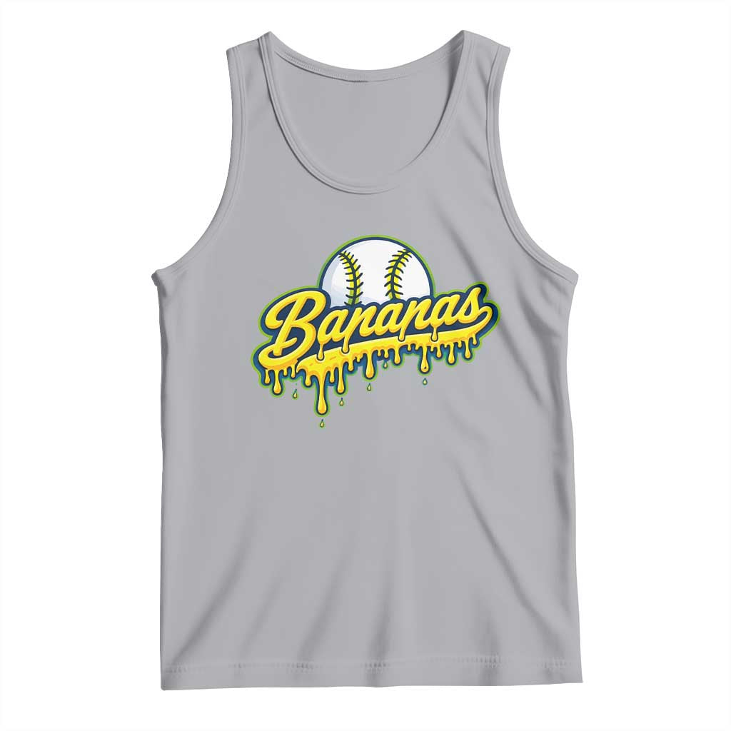 Funny Banana Baseball Tank Top Sports Team Baseball Drip Ice Cream Style TS10 Athletic Heather Print Your Wear