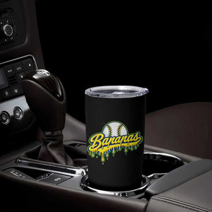 Funny Banana Baseball Tumbler Cup Sports Team Baseball Drip Ice Cream Style TS10 Print Your Wear