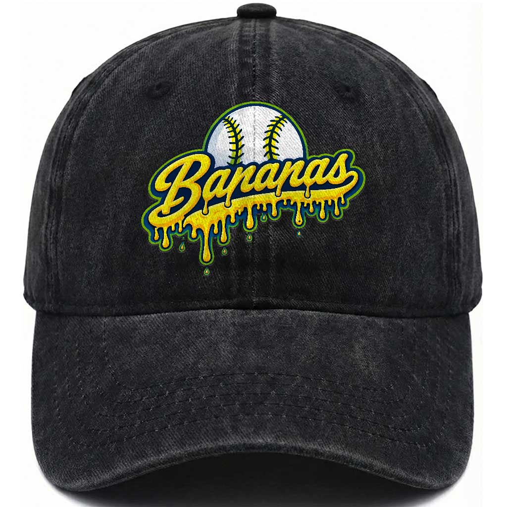 Funny Banana Baseball Washed Cotton Baseball Cap Sports Team Baseball Drip Ice Cream Style