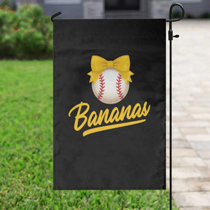 Bananas Coquette Bow Garden Flag Banana Retro Popular Fruit Humor Cute Girls Kids TS10 Print Your Wear