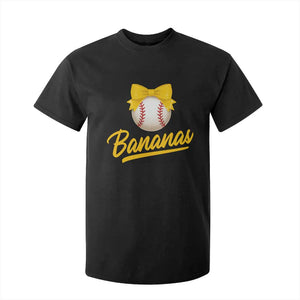 Bananas Coquette Bow T Shirt For Kid Banana Retro Popular Fruit Humor Cute Girls Kids TS10 Black Print Your Wear