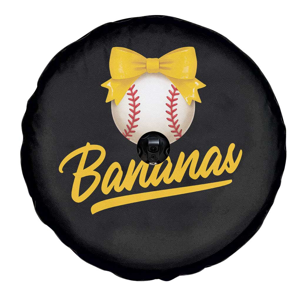 Bananas Coquette Bow Spare Tire Cover Banana Retro Popular Fruit Humor Cute Girls Kids TS10 Print Your Wear