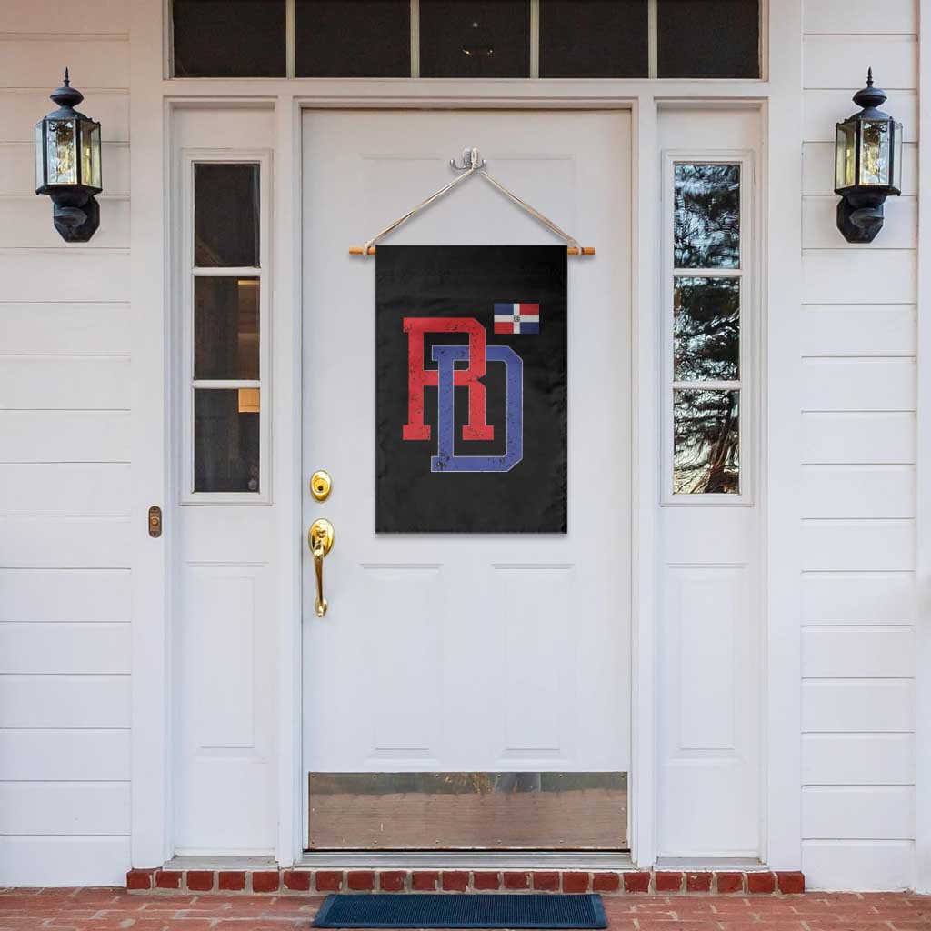 Dominican Republic Garden Flag Distressed RD Flag Dominican Pride TS10 Print Your Wear