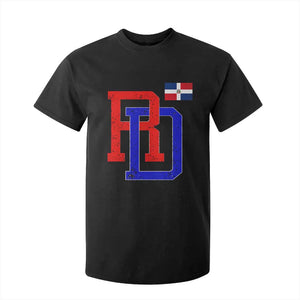 Dominican Republic T Shirt For Kid Distressed RD Flag Dominican Pride TS10 Black Print Your Wear