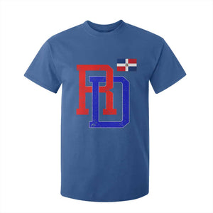 Dominican Republic T Shirt For Kid Distressed RD Flag Dominican Pride TS10 Royal Blue Print Your Wear