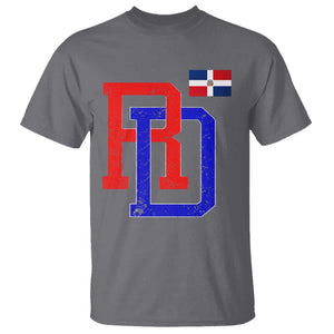 Dominican Republic T Shirt Distressed RD Flag Dominican Pride TS10 Charcoal Print Your Wear
