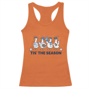 Baseball Silly Goose Racerback Tank Top Funny Tis The Season Baseball Mom TS10 Orange Print Your Wear