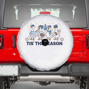 Baseball Silly Goose Spare Tire Cover Funny Tis The Season Baseball Mom TS10 White Print Your Wear