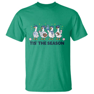 Baseball Silly Goose T Shirt Funny Tis The Season Baseball Mom TS10 Irish Green Print Your Wear