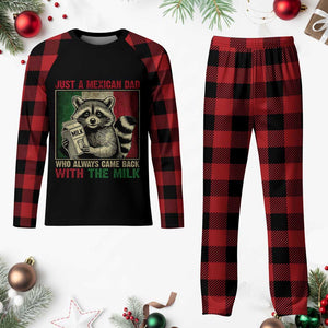 Fathers Day Mexican Dad Plaid Pajama Set A Dad Who Always Came Back With The Milk Mexico Flag TS10 Buffalo Plaid Print Your Wear
