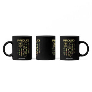 Proud Army Dad Coffee Mug Military Father US Army Camo Flag TS10 Print Your Wear