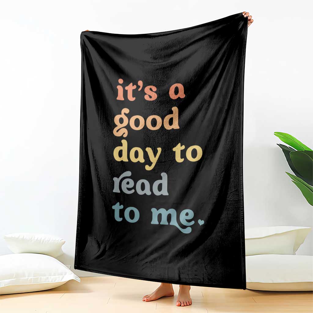 Read To Me Throw Blanket Sassy Baby Shower Bookish Little Reader TS10 Print Your Wear