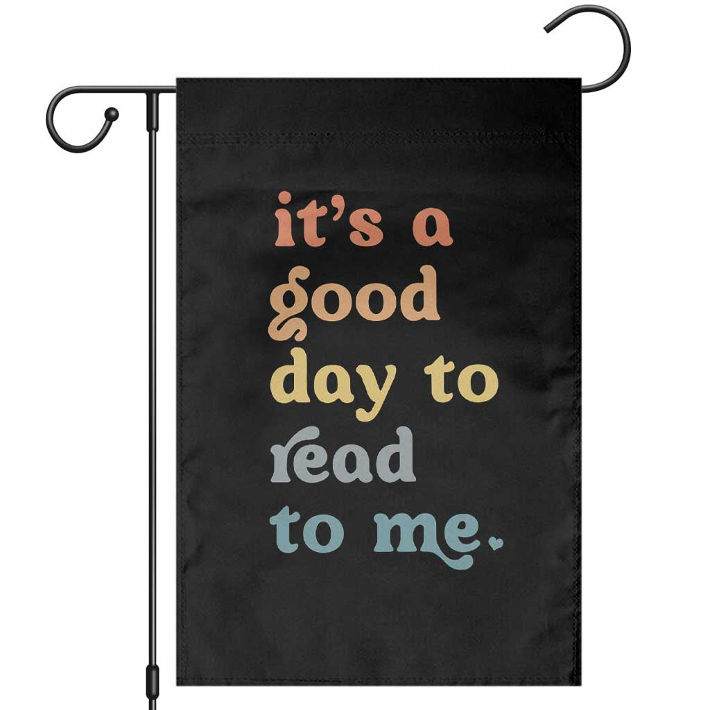 Read To Me Garden Flag Sassy Baby Shower Bookish Little Reader TS10 Black Print Your Wear