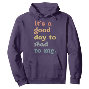 Read To Me Hoodie Sassy Baby Shower Bookish Little Reader TS10 Purple Print Your Wear