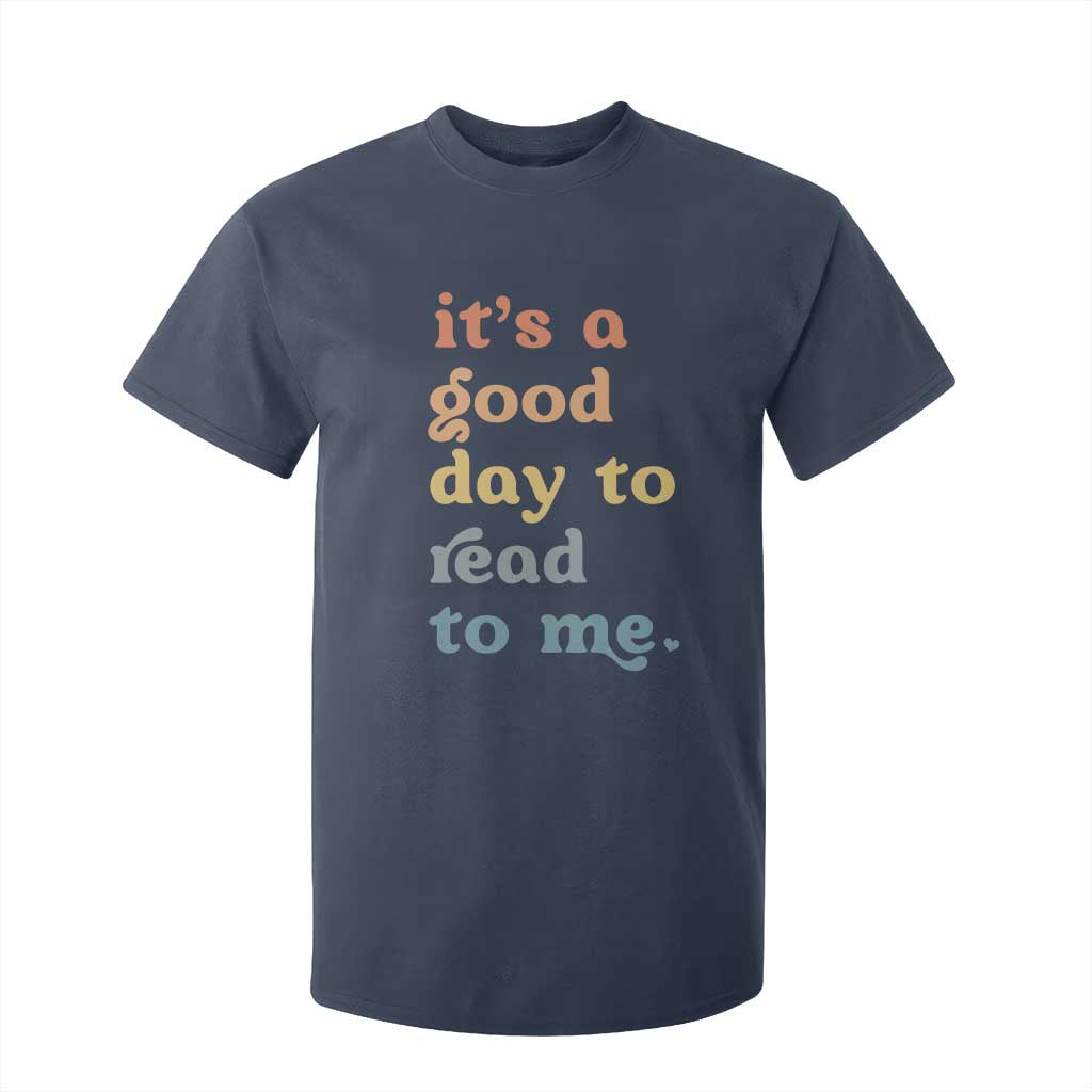Read To Me T Shirt For Kid Sassy Baby Shower Bookish Little Reader TS10 Navy Print Your Wear