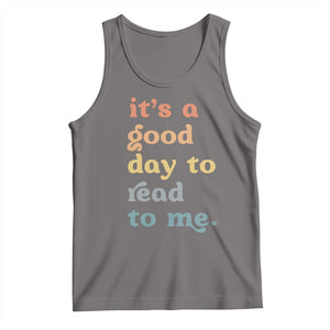 Read To Me Tank Top Sassy Baby Shower Bookish Little Reader TS10 Deep Heather Print Your Wear