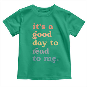 Read To Me Toddler T Shirt Sassy Baby Shower Bookish Little Reader TS10 Irish Green Print Your Wear