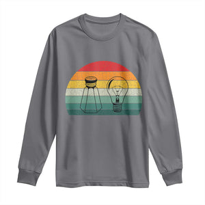 Retro Salt Light Be Ye Salt Christ Long Sleeve Shirt Bible Verse Christian Worship TS10 Charcoal Print Your Wear